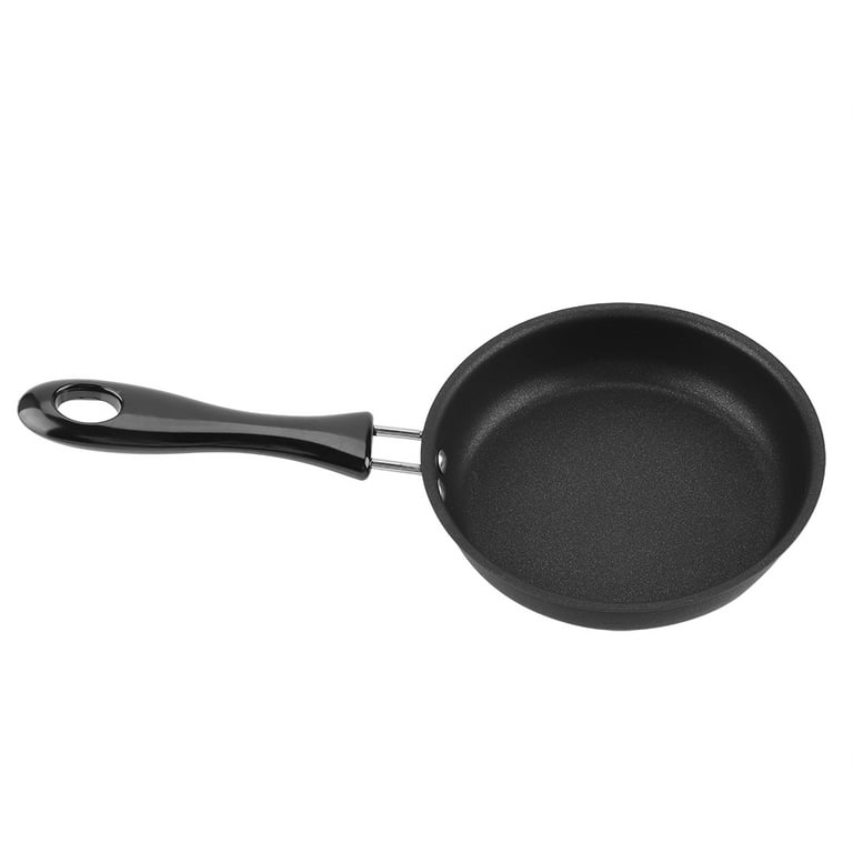 Housoutil Small Cast Iron Skillet Fry Pan, 5 inch/ 12cm Egg Frying Pan Non-  stick Omelet Pans Suitable for Gas Stove, Induction Cooker, Halogen Stove
