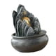 thumbnail image 5 of Fuente de sobremesa Escritorio Fuente de cascada para interiores Fuente de agua iluminada para Estilo D, 5 of 9