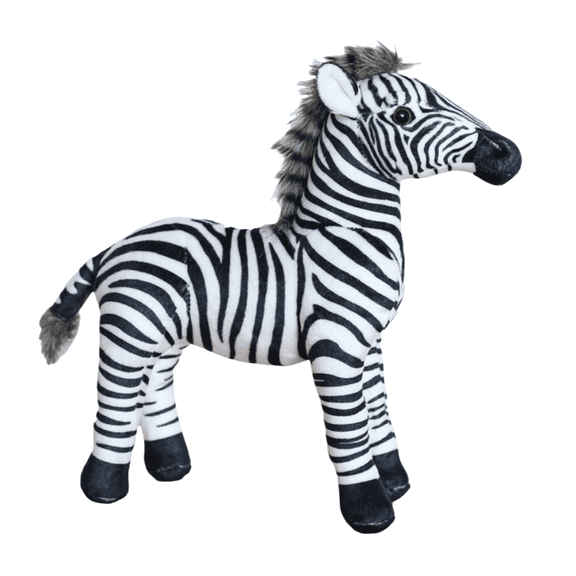 Cute Zebra Stuffed Animal Plush-13'' Soft Stuffed Animal Pillow-Realistic Zebra Kid's Birthday Gift