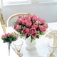 thumbnail image 1 of Artificial Rose Bouquet Faux Silk Flowers Arrangement In Vase For Wedding Centerpieces Home Table Decor Office Party Decoration, 1 of 6