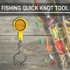 thumbnail image 4 of Pesca Quick Knot Fast Tie Nail Knotter Cortador Dispositivo Amarillo, 4 of 8