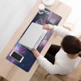 thumbnail image 3 of Out-Of-This-World Gaming with our Large Dazzling Galaxy Mouse Pad. Non-Slip Rubber Base, Stitched Edges for Enhanced Durability. Ideal Keyboard Mat & Desk Pad - 31.5x11.8in., 3 of 7