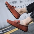 thumbnail image 6 of Men's Casual Loafers Slip On Leather Shoes Lightweight Driving Shoes Moccasins Classic Penny Loafer Flats Boat Shoes, 6 of 10