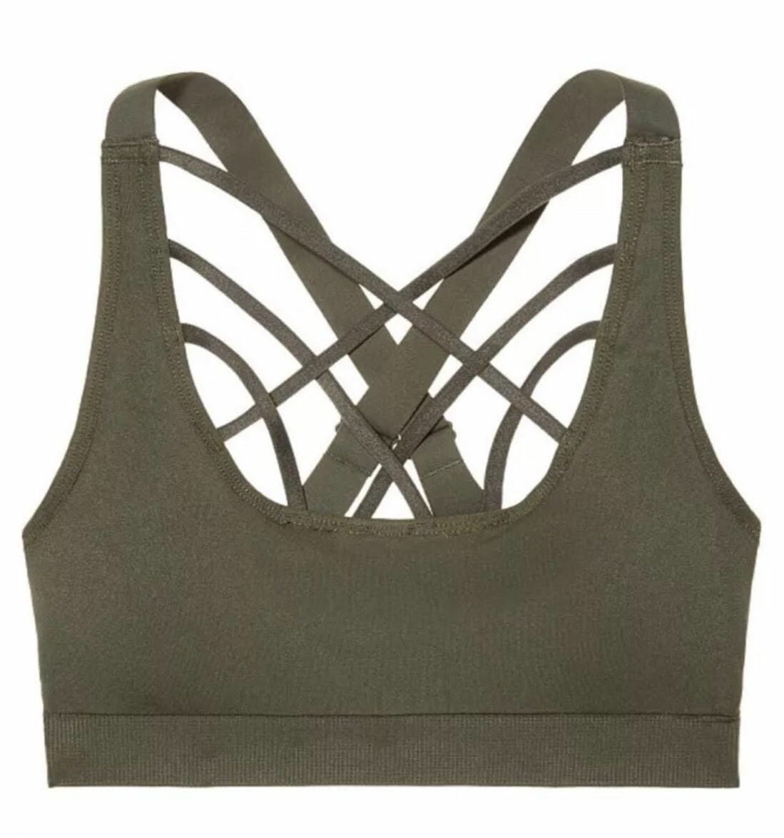 victoria secret grey sports bra