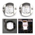 thumbnail image 2 of 2PCS LED Marine Boat Yacht Transom Chrome Anchor Stern Light Round 2835-SMD 12V, 2 of 11