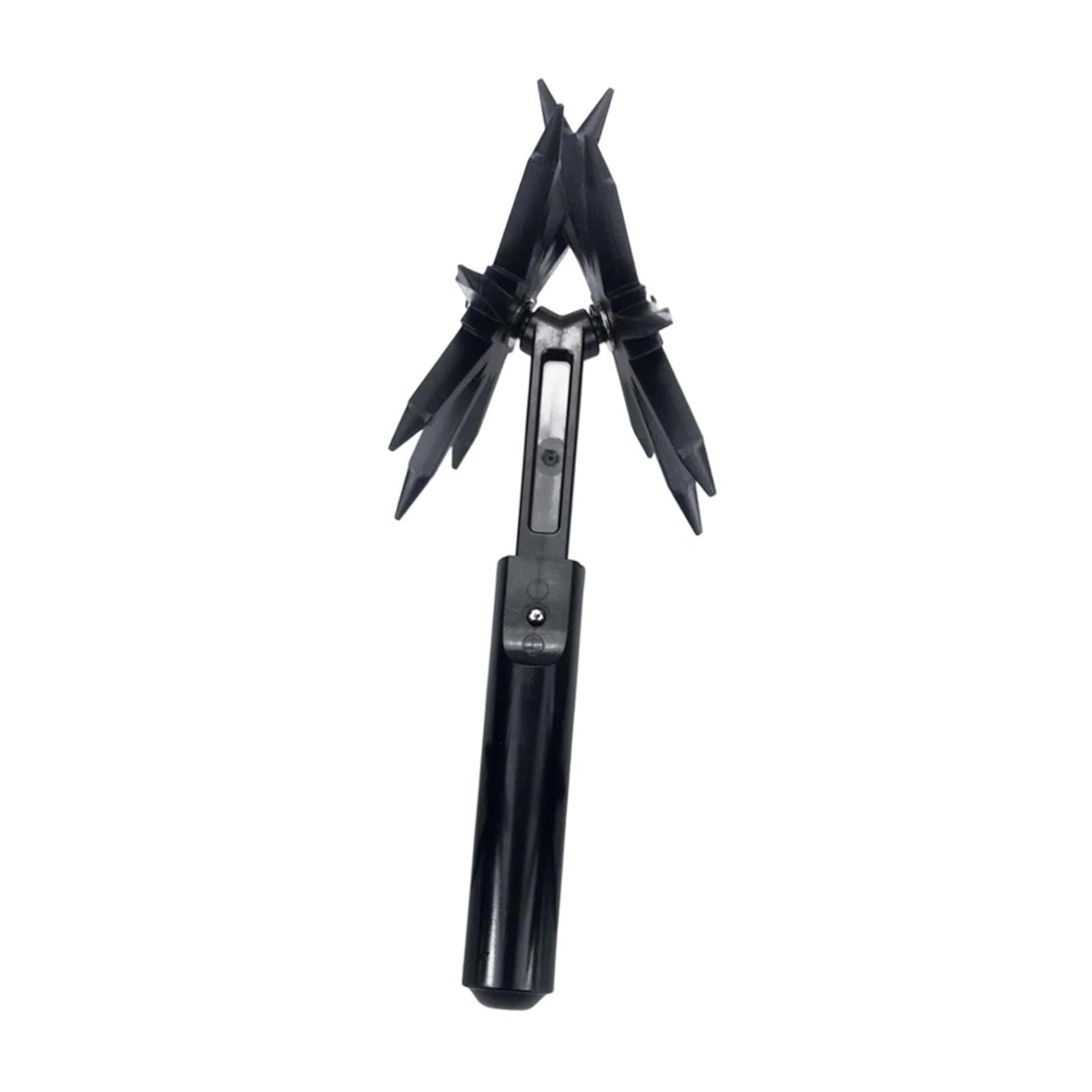Bothyi Rotary Cultivator Tool Manual Gardening Tool for Soil Mixing Reseeding Grass