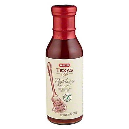 H-E-B Specialty Series Texas Style Barbeque Sauce, 14 oz