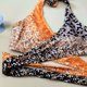 thumbnail image 4 of Conjuntos De Biquini Conjuntos de bikini con estampado degradado para mujer Summer Cross Bodycon Monokini (Naranja S) Cgtredaw Para estrenar, 4 of 7