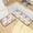 Cat Face with Heart, variant on Dailycode 2 Pcs Kitchen Rug Set Non Slip Absorbent Soft Floor Mats for Kitchen Bathroom Cartoon Raining Clouds 19.7"x27.6"+19.7"x47.2"