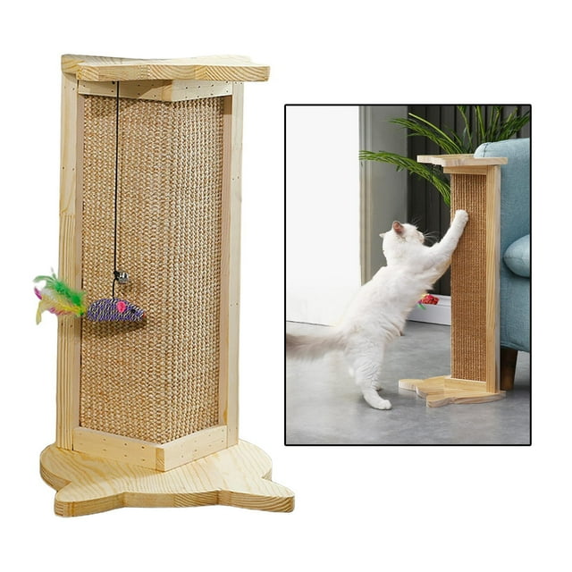 Tablero creativo para rascar para , rascador para mascotas, , coner, para colgar, gato, juguete, de muebles, almohadilla suave Amarillo S Salvador tabla de rascar gato