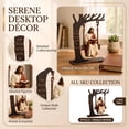 thumbnail image 3 of HaiSphere Wood Swing Jesus Statue - Religious Tabletop Figurine with Tree Stand and Inspirational Verse, Desk Accent Sculpture for Office Shelf Home,Multicolor, 3 of 7