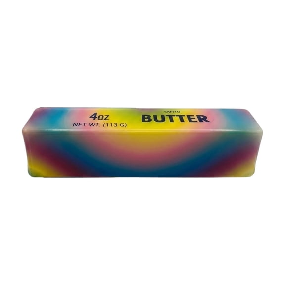 Butter Squishy Toys Stick 4oz 5.3 inch Colorful Squishies Squeeze Toy Soft Slow Rising Handheld Grip Fidget Toys Stress Relief Sensory Toy for Adults