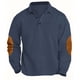 thumbnail image 1 of Blusa y camisa de manga larga con cuello vuelto para hombre, estilo casual, para deportes al aire libre, color liso, blusa de manga larga con cuello vuelto, camisetas de poliéster para hombre, 1 of 7