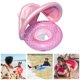 thumbnail image 2 of Tubo Natación Soplado Anillo para Bebés Sirena Con Asas Y Carrozas Piscina Asiento () Rosa, 2 of 9