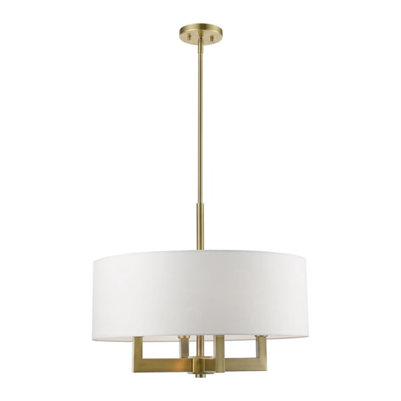 Livex Lighting - Cresthaven - 4 Light Chandelier in Contemporary Style - 24