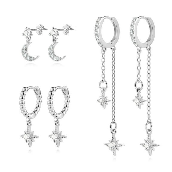 Lancharmed Silver Plated Hypoallergenic Earrings