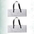 thumbnail image 4 of 2Pcs Fashion Marbling Cake Packaging Box Portable Containers Dessert Holder Full Carrying Case for Baker Shop Home Cake Without Sticker (White), 4 of 8