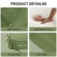 thumbnail image 3 of HONEY HOME Square Corner Seat Cushions, 19" x 19" x 3", Indoor Outdoor Water Repellent Universal Chair Pads with Ties for Patio Furniture, Garden Dining Chairs, 3 of 7