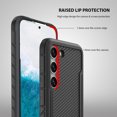 thumbnail image 2 of Tough On Samsung Galaxy S23 5G Case Iron Shield Carbon Fiber,iPhone 14 Pro, 2 of 9