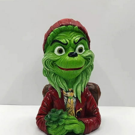 

Cuoff Christmas Grinch Christmas Ornaments Desk Ornaments Resin Garden Decorations Christmas Tree Ornaments Room Decor
