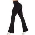 thumbnail image 1 of Sunzel Leggings acampanados para mujer con cintura cruzada y pierna ancha con control de barriga, 1 of 3