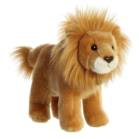 Aurora - Medium Brown Miyoni - 10.5" Lion - Realistic Stuffed Animal