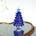 thumbnail image 4 of Viflosae Christmas Decorations Indoor Mini Christmas Tree Glass Ornaments Small Glass Christmas Tree Christmas Dollhouse Miniature Mini Winter Figurines For Crafts Holiday Xma, 4 of 6
