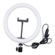 thumbnail image 5 of Ringlight Rotary Selfie Ring Light con soporte para trípode Soporte para teléfono para teléfono inteligente Video Maquillaje Video de YouTube 3 modos de luz 10 niveles de brillo Sunnimix trípode de luz selfie, 5 of 8