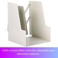thumbnail image 4 of Organizador Sujetador de libros Expandible Deli Blanco, 4 of 8