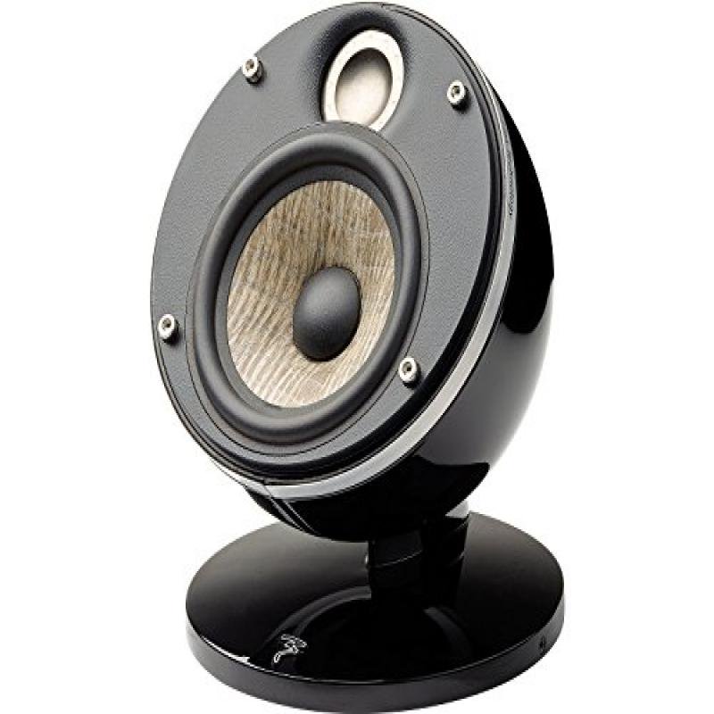 Focal Dome Flax 2Way Compact Sealed Satellite Speaker (Single, Black