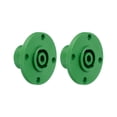 thumbnail image 1 of 2pcs 4 Pole Speaker Jack Twist Lock,2 Inch XLR Speaker Panel Mount,Green, 1 of 7