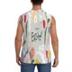 thumbnail image 4 of Balery Happy Easter Camisetas sin mangas para hombre, absorbe la humedad y protege contra el mal olor.-Medium, 4 of 7
