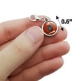 thumbnail image 4 of 8-Bit Pixel Retro Plus Two Armor Gamer Game Antiqued Bracelet Pendant Zipper Pull Charm with Lobster Clasp, 4 of 4