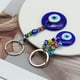 thumbnail image 5 of EeaseMX Turco Diablo Azules Ojos Colgando Llavero Coche Colgante Ornamento Mano Tenedor, 5 of 7