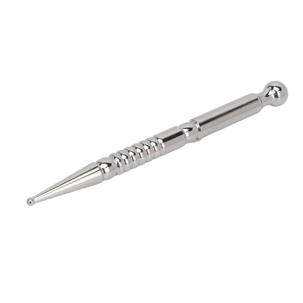 Pluma De Acupuntura, Barra De Acupresión De Doble Cabeza De Cobre Portátil Seguro Para Relajarse Para La Cara Y Los Ojos Para La Oficina