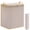 Gray, Coffee, variant on Large Collapsible Storage Bag with Handles – Spacious Capacity, Storage Bags for Clothes with Handles & Zippers, for Clothes, Moving & Storage (#1,X-Large)