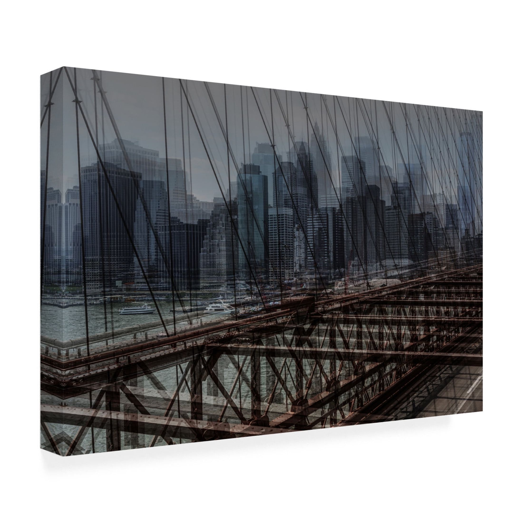 Canvas Wall Art - Massimo Della Latta 'Nyc 6' Wall Art for Living Room, Bedroom, or Office Décor by Trademark Fine Art - 19 x 12 Inches