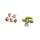 thumbnail image 5 of Figura de escritorio,Figura de dibujos animados del dios de la fortuna,regalo de Feng Shui,Árbol bonsái artificial,Árbol bonsái artificial para decoración de escritorio de interior y, 5 of 8