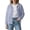 Blue, variant on Womens Cherry Embroidered Cardigan Sweater Collared Button Front Long Sleeve Relaxed Fit Knit Preppy Everyday Layering Tops