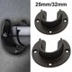thumbnail image 3 of U-Shaped Rod Stainless Steel Closet Hanging Rail Rod End Support Bracket Seat Socket Fits Pipe Rail Shower Curtain Closet, 3 of 5