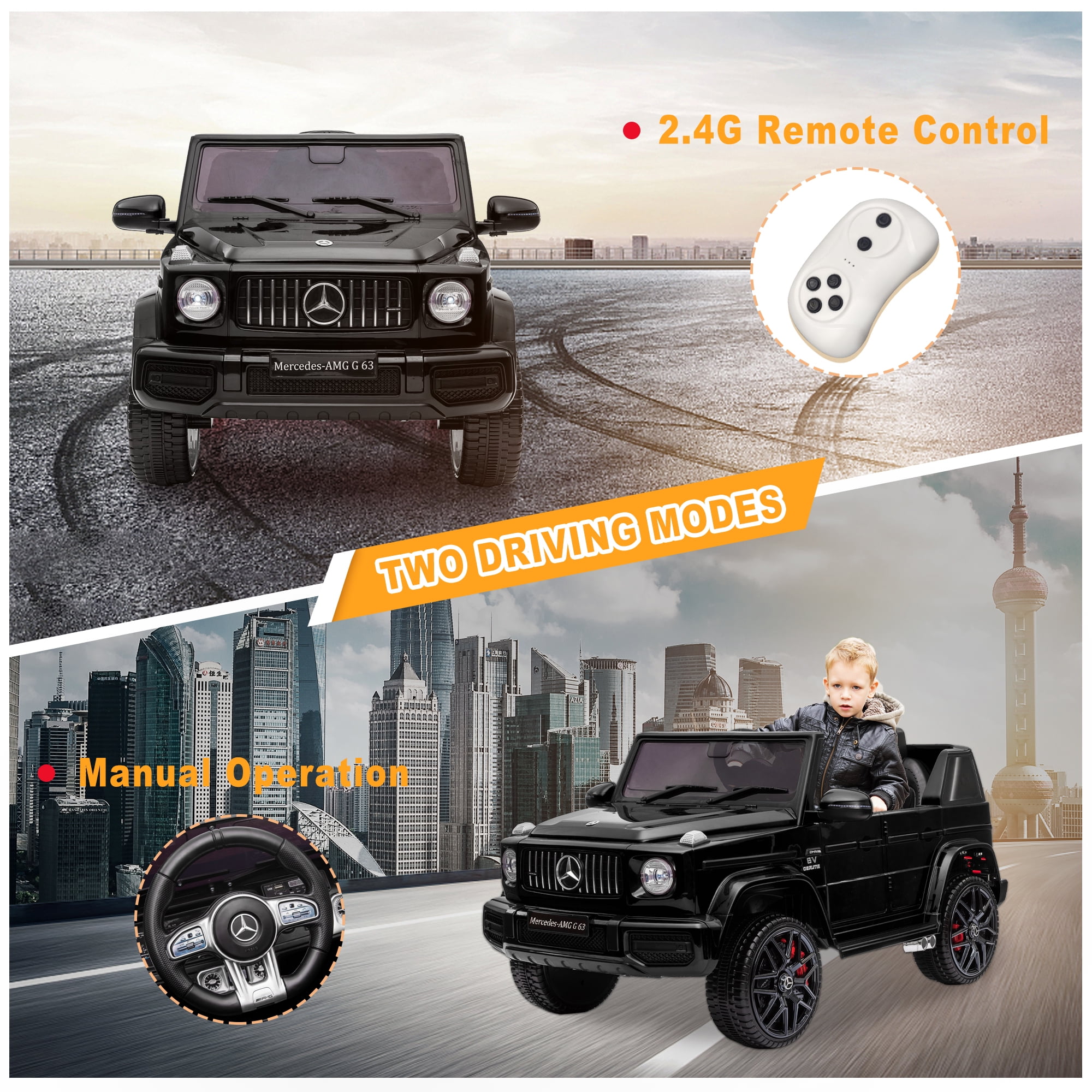 Mercedes benz g55 sales amg toy car manual