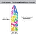 thumbnail image 5 of HELLHERO Ironing Board Cover Soft Protection Covers Easy Fit 15"x54", Colorful Tie Dye Design, 5 of 5