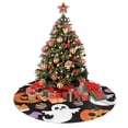 thumbnail image 5 of Christmas Tree Skirt 30" cute halloween (3) Xmas Tree Skirts Mat for New Year Holiday Christmas Party Decorations, 5 of 5