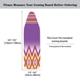 thumbnail image 5 of HELLHERO Zigzag Stripe Art Ironing Board Cover 3 Fasteners Polyester Fiber Fabric Hook and Loop Adjustable Fasteners, 5 of 5