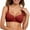 C204/Red, variant on XIYON Women Soft Comfortable Bra Wireless Triangle Bralette Unlined Seamless Bras No Underwire Comfortable Unpadded Everyday Bra Classic