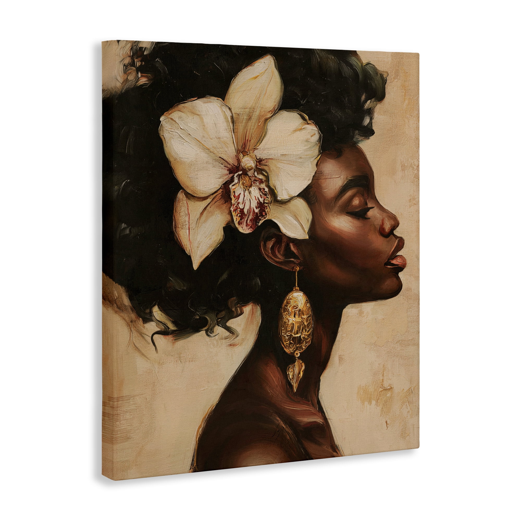 Stupell Industries Orchid Majesty Portrait Canvas Wall Art, design by Svetlana Aleynikova