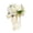 #5, variant on Plastic Artificial Bouquet White Artificial Wedding Bouquet 1Pc Plastic Bridal Bouquet with Satin Ribbon for Bridesmaids and Ceremony Decor by JASKFLY