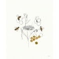 thumbnail image 2 of York, Leah 15x18 White Modern Wood Framed Museum Art Print Titled - Bees and Botanicals V, 2 of 4