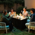 thumbnail image 3 of BALI OUTDOORS 42 in. 60,000 BTU Propane Gas Fire Pit Table Rectangular Tile Tabletop, 3 of 11