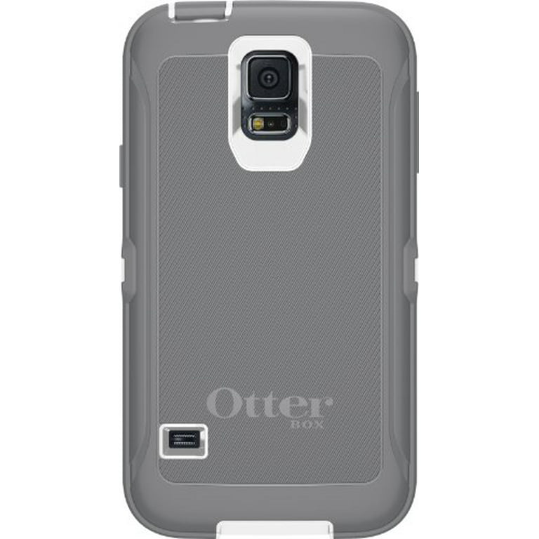 Namaak Aankoop familie OtterBox Defender Series Samsung Galaxy S5 - Back cover for cell phone -  silicone, polycarbonate, synthetic rubber - white, gunmetal gray - for  Samsung Galaxy S5 - Walmart.com